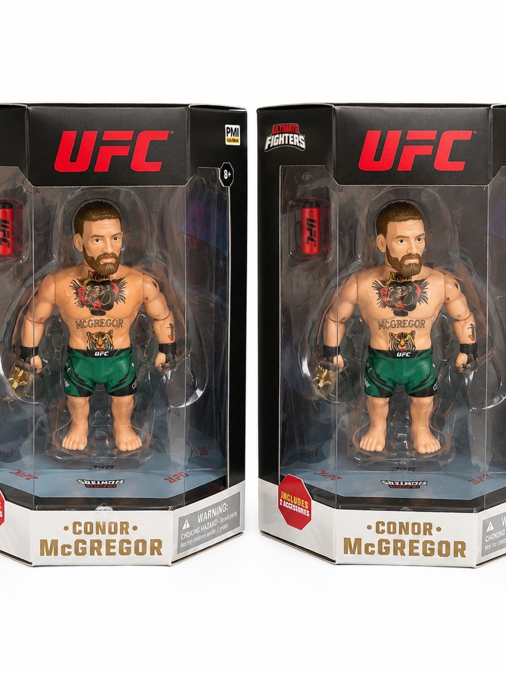 (2-Pack) UFC Connor “The Notorious” McGregor Octagon Fighter - New/Damaged Box